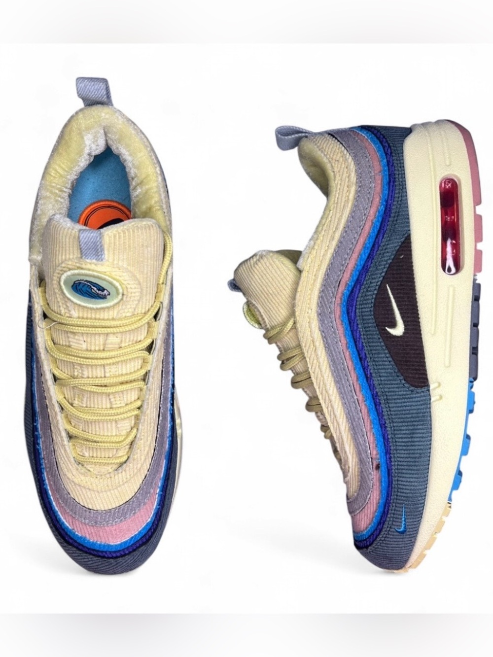 Men’s Nike Air Max 1/97 Sean WOTHERSPOON  Sneakers Size 9.5 908375-104